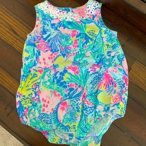 Lilly Pulitzer 12-18 month bubble outfit